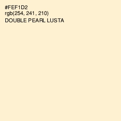 #FEF1D2 - Double Pearl Lusta Color Image